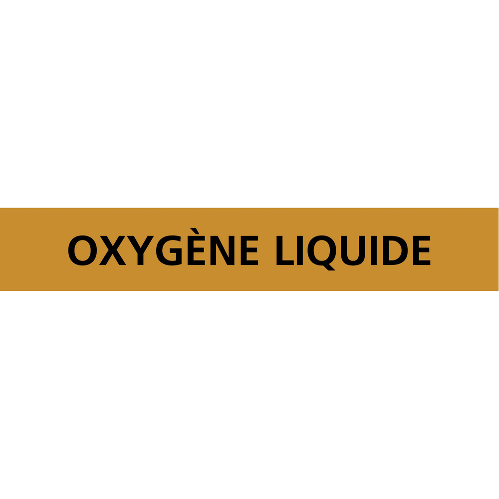 OXYGÈNE LIQUIDE 312x52mm (10 ADHESIFS POUR TUYAUTERIE) TALIAPLAST - 730553