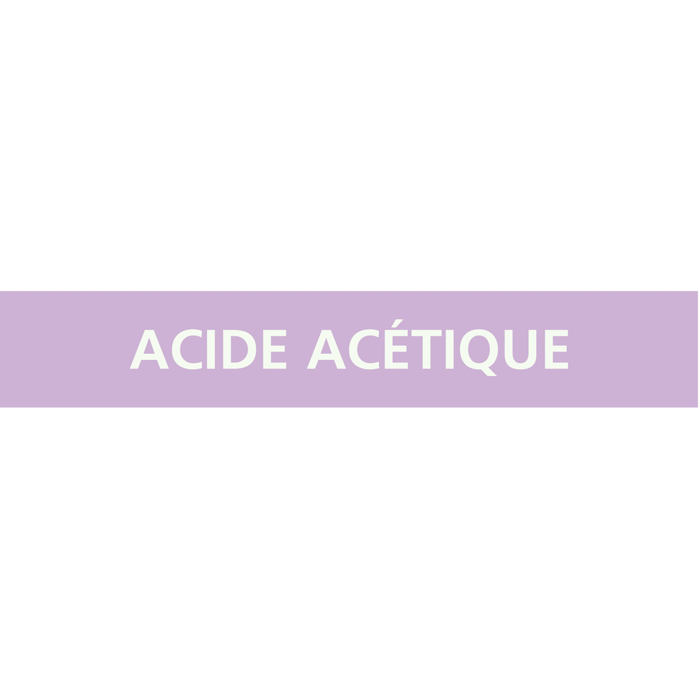Signalétique de marquage ACIDE 312X52 Acide acétique 312x52mm (10 adhesifs pour tuyauterie) TALIAPLAST - 730702