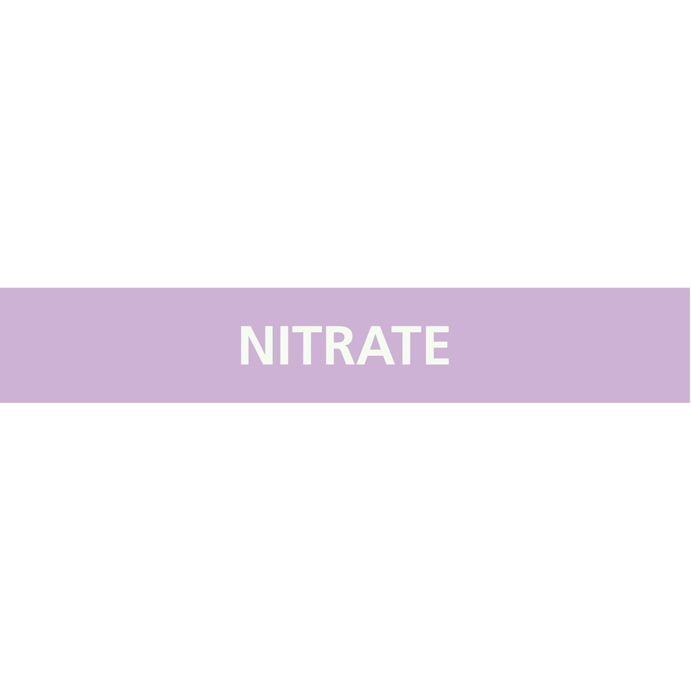 Signalétique de marquage ACIDE 312X52 Nitrate 312x52mm (10 adhesifs pour tuyauterie) TALIAPLAST - 730728