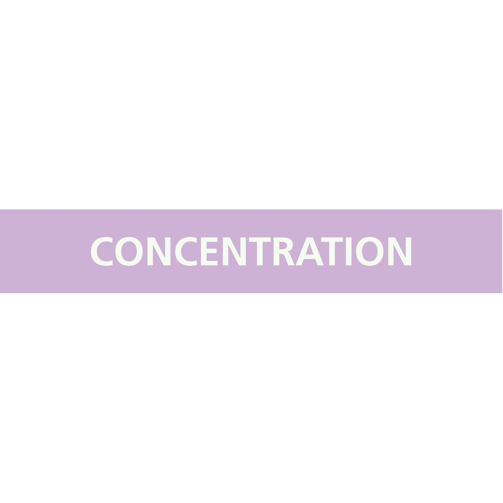 Signalétique de marquage ACIDE 312X52 Concentration 312x52mm (10 adhesifs pour tuyauterie) TALIAPLAST - 730739