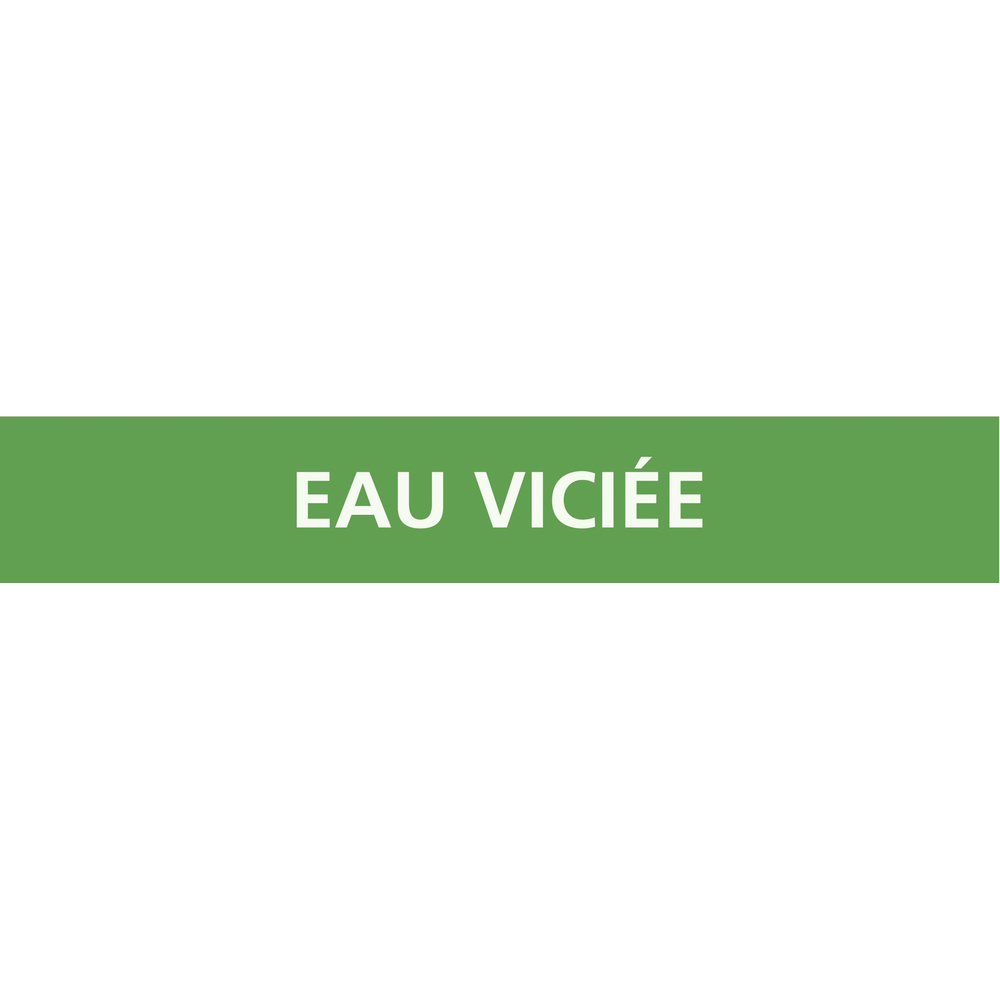 Eau viciée 312x52mm (10 adhesifs pour tuyauterie) TALIAPLAST - 730802