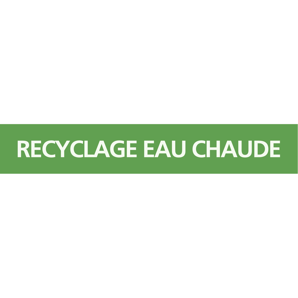 Recyclage eau chaude 312x52mm (10 adhesifs tuyauterie) TALIAPLAST - 730805