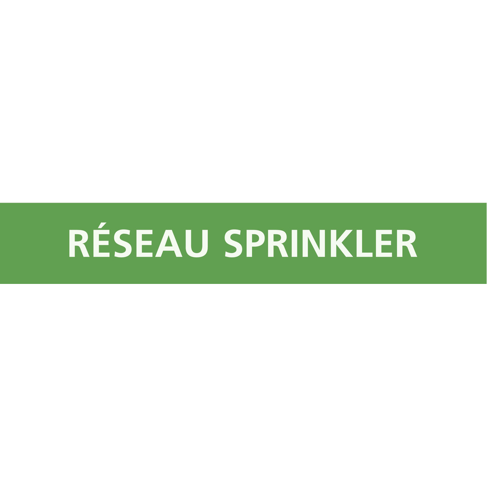 Réseau sprinkler 312x52mm (10 adhesifs pour tuyauterie) TALIAPLAST - 730806