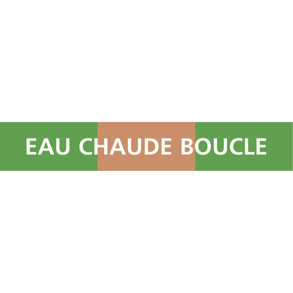 PANNEAU EAU CHAUDE BOUCLE 312X52MM (10 ADHESIFS TUYAUTERIE) TALIAPLAST - 730812