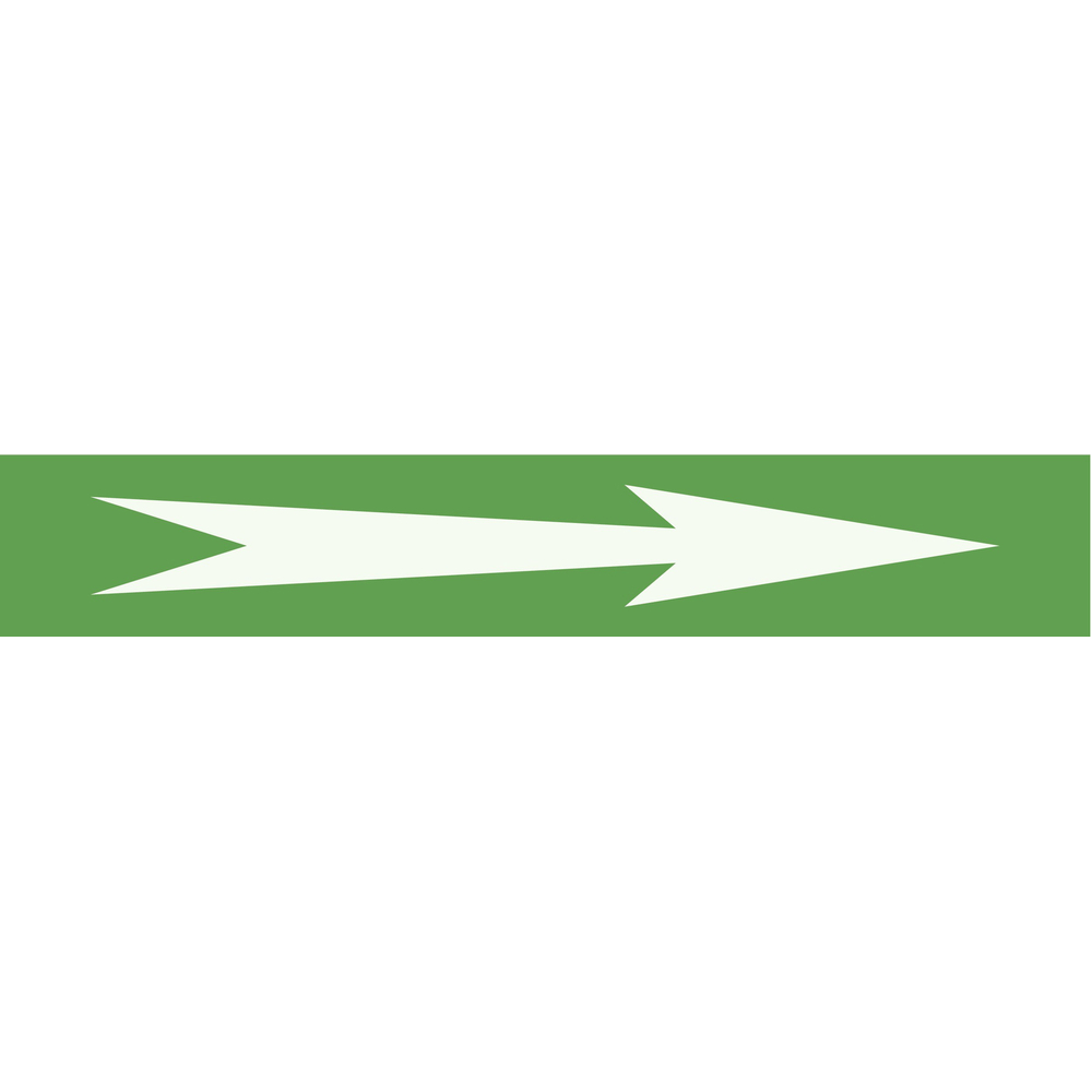Signalétique de marquage EAU 312X52 Flèche 312x52mm (10 adhesifs pour tuyauterie) TALIAPLAST - 730820