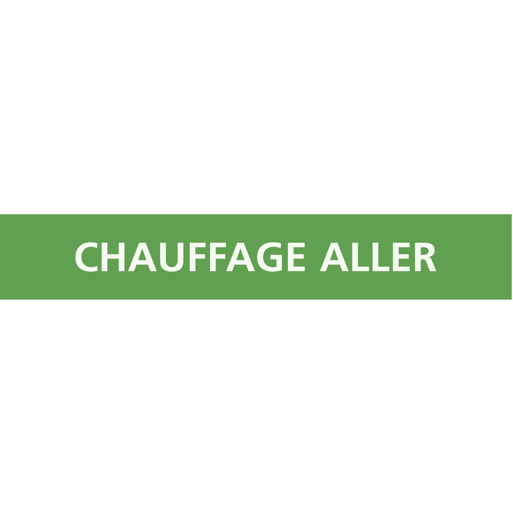 CHAUFFAGE ALLER 222x37mm (20 ADHESIFS POUR TUYAUTERIE) TALIAPLAST - 731103