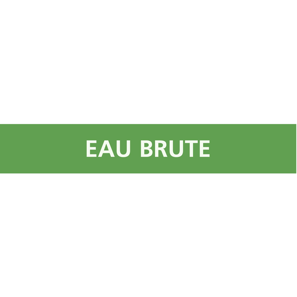PANNEAU EAU BRUTE 222X37MM (20 ADHESIFS POUR TUYAUTERIE) TALIAPLAST - 731115