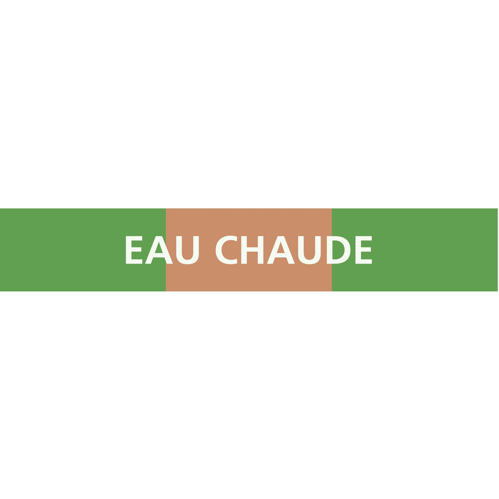 PANNEAU EAU CHAUDE 222X37MM (20 ADHESIFS POUR TUYAUTERIE) TALIAPLAST - 731116