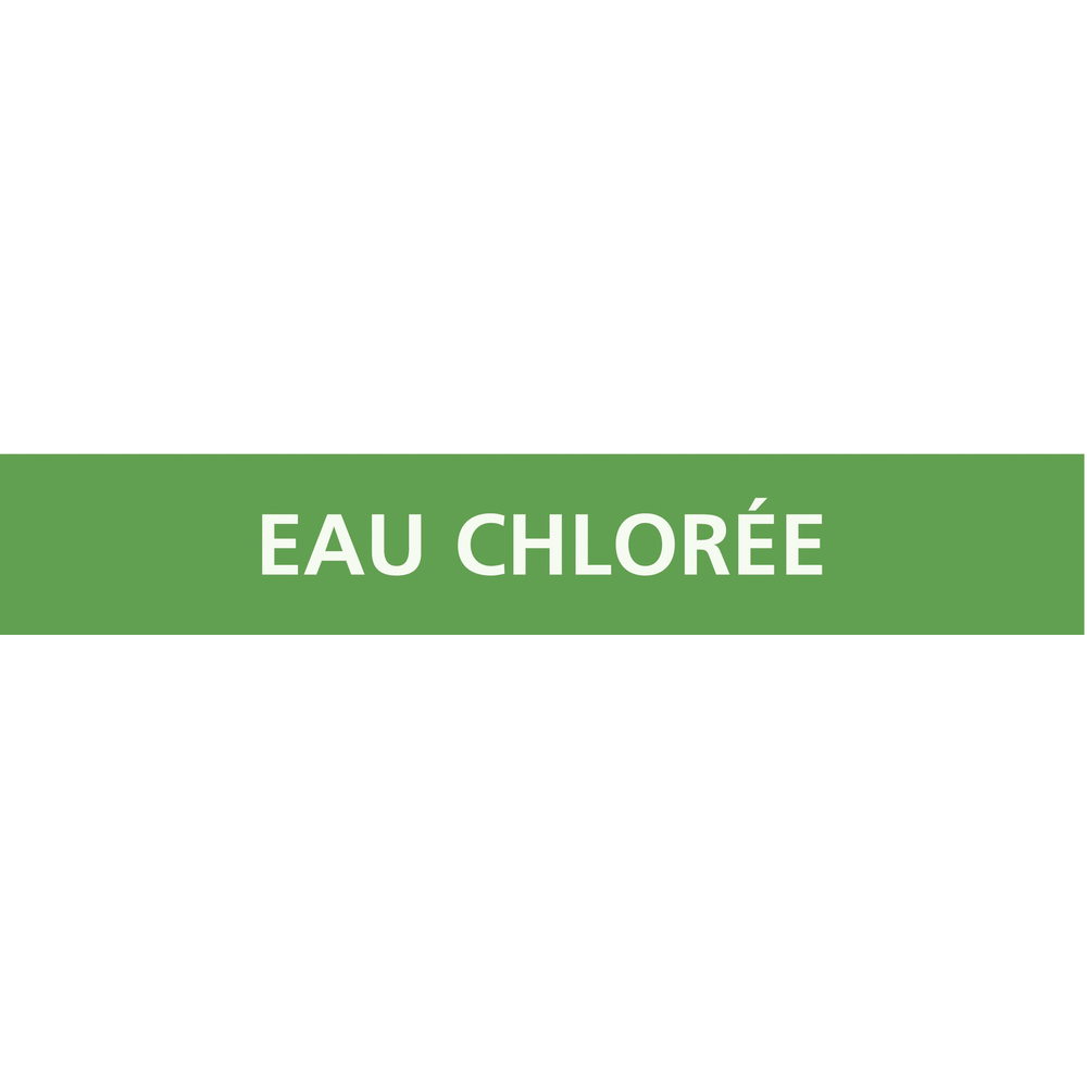 PANNEAU EAU CHLORÉE 222X37MM (20 ADHESIFS POUR TUYAUTERIE) TALIAPLAST - 731129