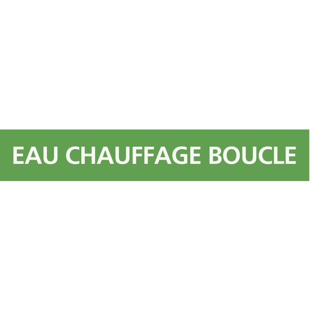 EAU CHAUFFAGE BOUCLE 222x37mm (20 ADHESIFS TUYAUTERIE) TALIAPLAST - 731137
