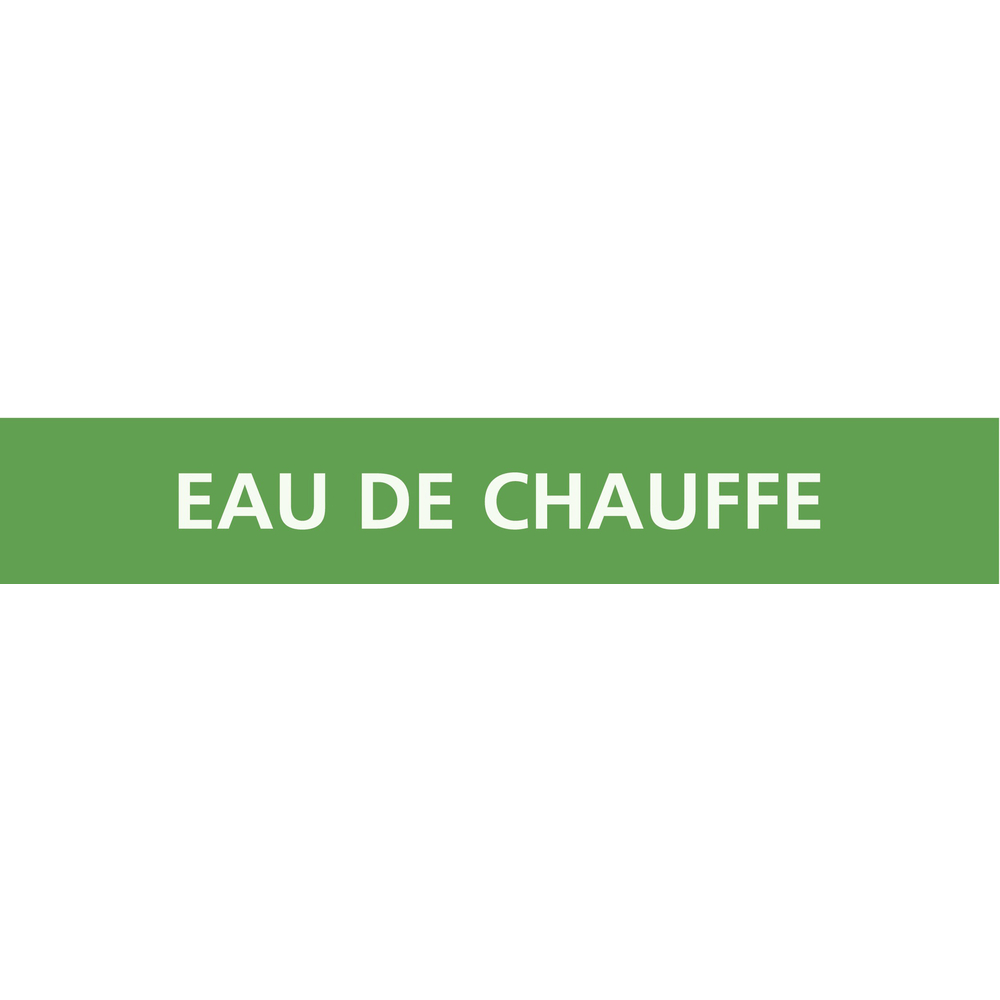 PANNEAU EAU DE CHAUFFE 222X37MM (20 ADHESIFS POUR TUYAUTERIE) TALIAPLAST - 731139