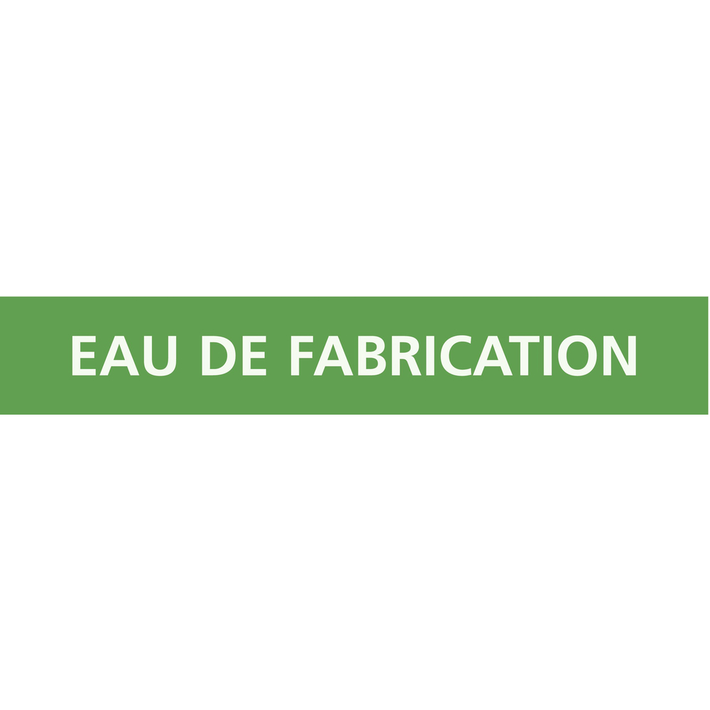 PANNEAU EAU DE FABRICATION 222X37MM (20 ADHESIFS TUYAUTERIE) TALIAPLAST - 731142