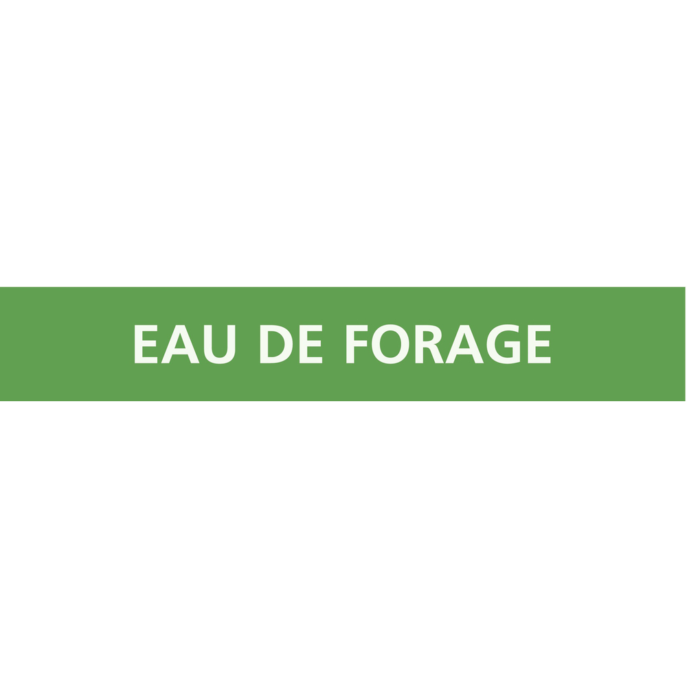 PANNEAU EAU DE FORAGE 222X37MM (20 ADHESIFS POUR TUYAUTERIE) TALIAPLAST - 731143