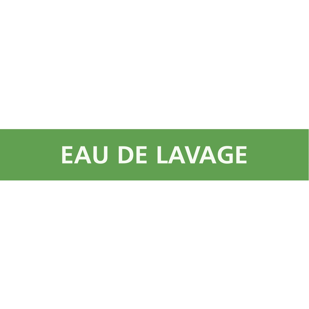 PANNEAU EAU DE LAVAGE 222X37MM (20 ADHESIFS POUR TUYAUTERIE) TALIAPLAST - 731144