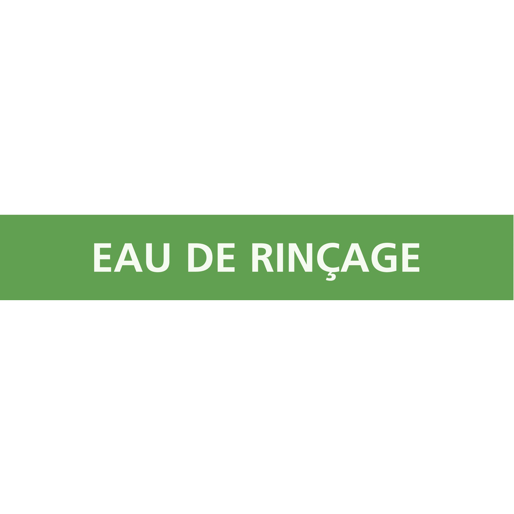PANNEAU EAU DE RINÇAGE 222X37MM (20 ADHESIFS POUR TUYAUTERIE) TALIAPLAST - 731148