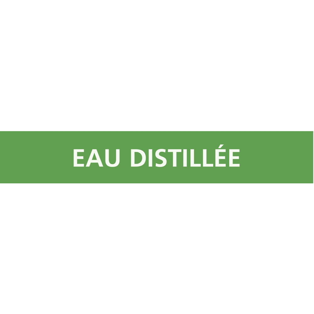 PANNEAU EAU DISTILLÉE 222X37MM (20 ADHESIFS POUR TUYAUTERIE) TALIAPLAST - 731159