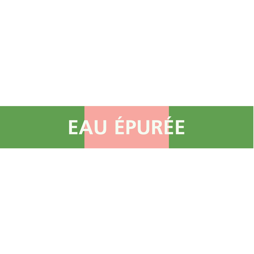 PANNEAU EAU ÉPURÉE 222X37MM (20 ADHESIFS POUR TUYAUTERIE) TALIAPLAST - 731162