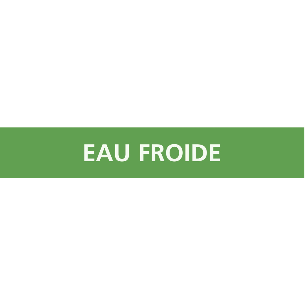 PANNEAU EAU FROIDE 222X37MM (20 ADHESIFS POUR TUYAUTERIE) TALIAPLAST - 731165