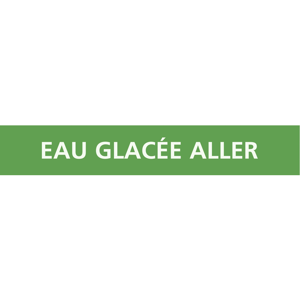 EAU GLACÉE ALLER 222x37mm (20 ADHESIFS POUR TUYAUTERIE) TALIAPLAST - 731173
