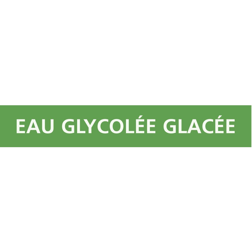 PANNEAU EAU GLYCOLÉE GLACÉE 222X37MM (20 ADHESIFS TUYAUTERIE) TALIAPLAST - 731176