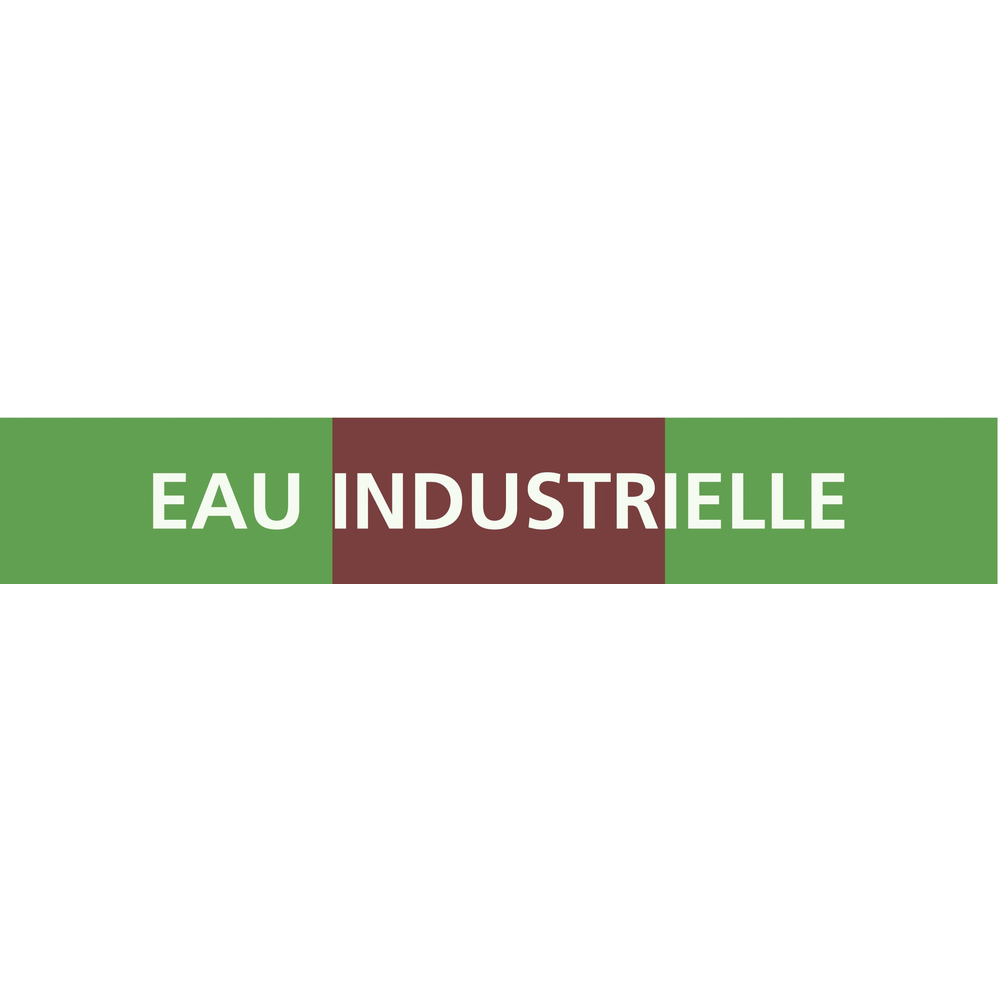 EAU INDUSTRIELLE 222x37mm (20 ADHESIFS POUR TUYAUTERIE) TALIAPLAST - 731178