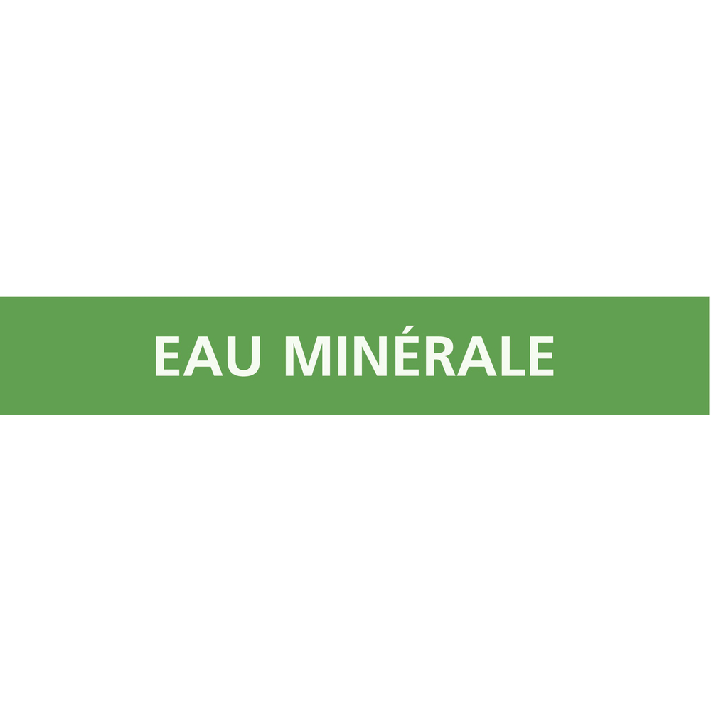 PANNEAU EAU MINÉRALE 222X37MM (20 ADHESIFS POUR TUYAUTERIE) TALIAPLAST - 731181