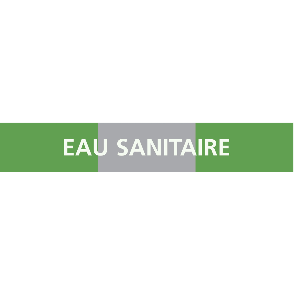 Eau sanitaire 222x37mm (20 adhesifs pour tuyauterie) TALIAPLAST - 731193