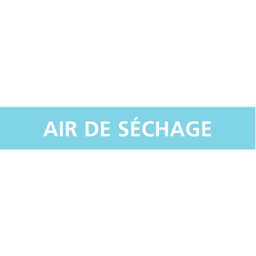 PANNEAU AIR DE SÉCHAGE 222X37MM (20 ADHESIFS POUR TUYAUTERIE) TALIAPLAST - 731312