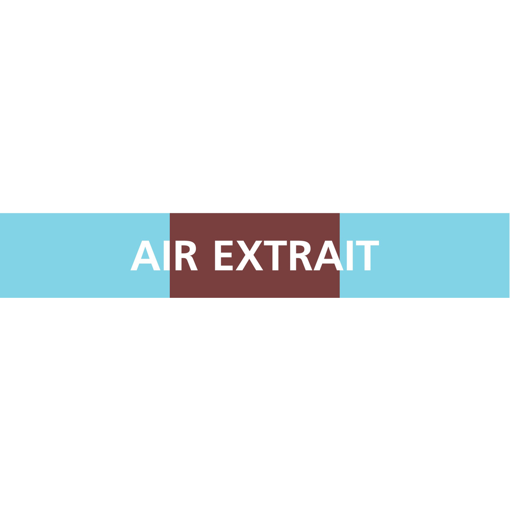 PANNEAU AIR EXTRAIT 222X37MM (20 ADHESIFS POUR TUYAUTERIE) TALIAPLAST - 731315
