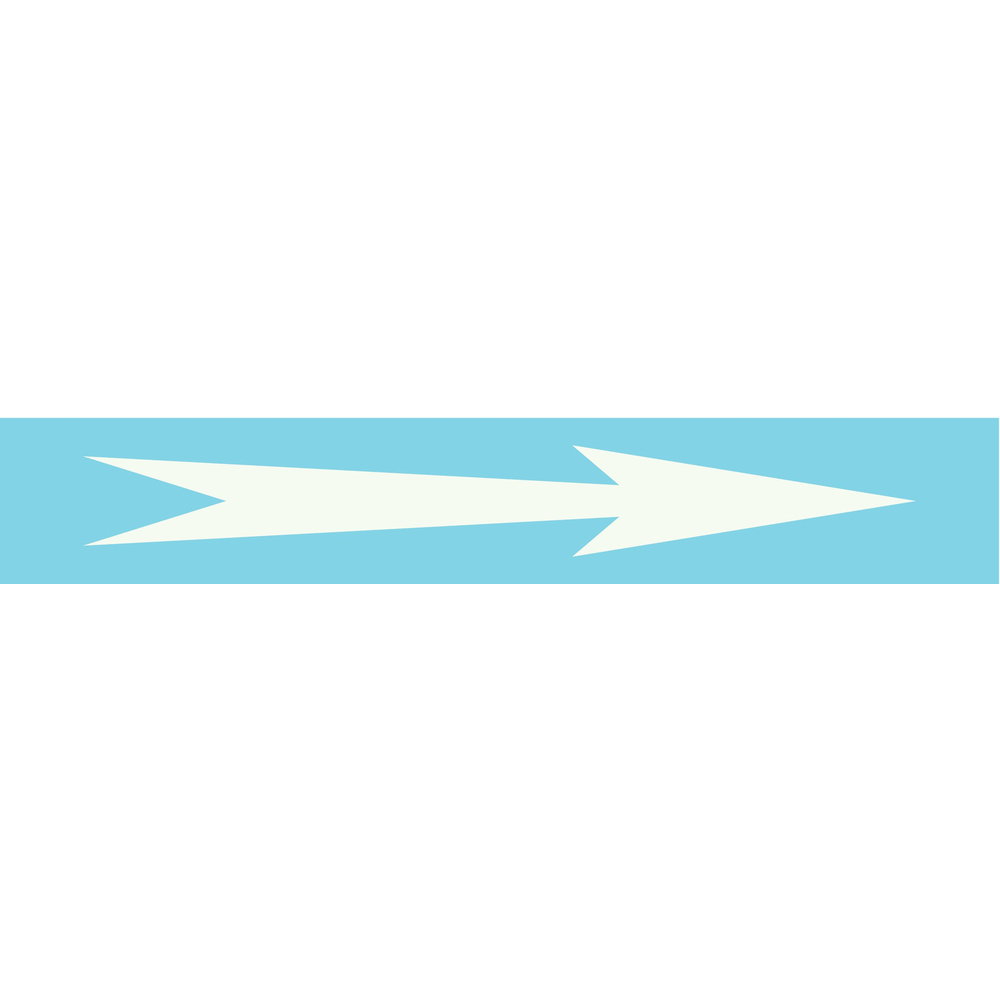 PANNEAU FLÈCHE 222X37MM (20 ADHESIFS POUR TUYAUTERIE) TALIAPLAST - 731336