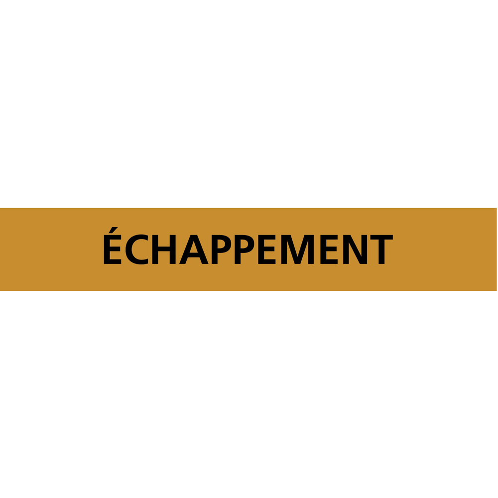 PANNEAU ÉCHAPPEMENT 222X37MM (20 ADHESIFS POUR TUYAUTERIE) TALIAPLAST - 731518