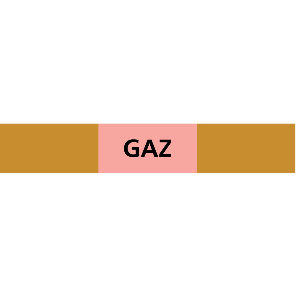 PANNEAU GAZ 222X37MM (20 ADHESIFS POUR TUYAUTERIE) TALIAPLAST - 731521