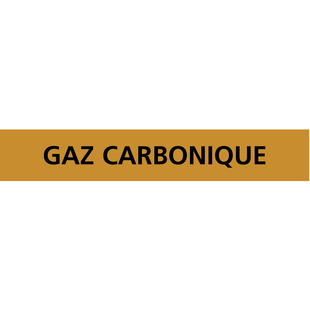 PANNEAU GAZ CARBONIQUE 222X37MM (20 ADHESIFS POUR TUYAUTERIE) TALIAPLAST - 731522