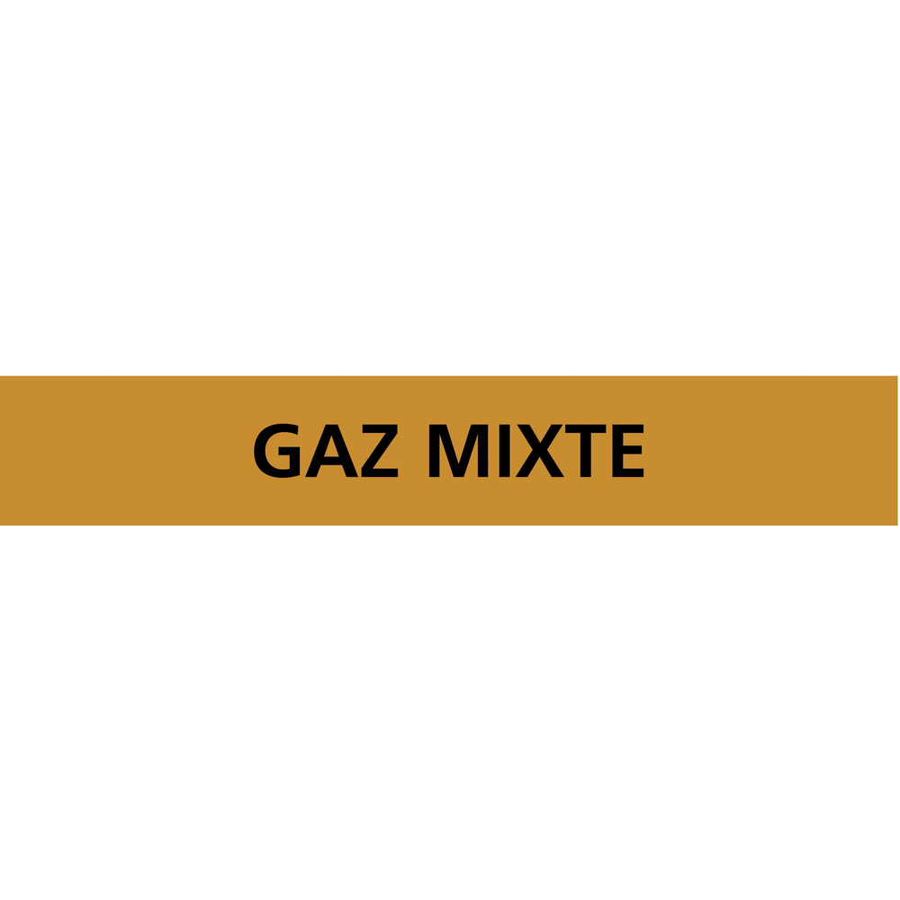 PANNEAU GAZ MIXTE 222X37MM (20 ADHESIFS POUR TUYAUTERIE) TALIAPLAST - 731526