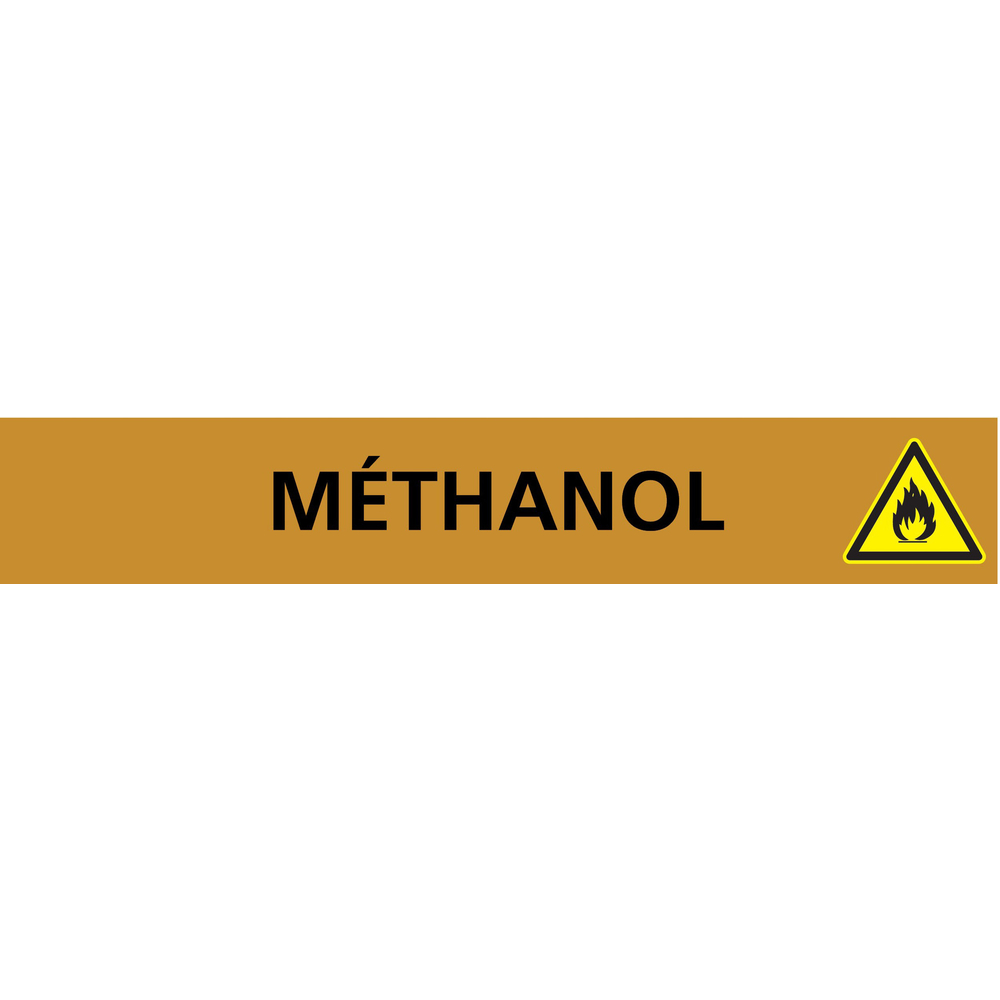 PANNEAU MÉTHANOL 222X37MM (20 ADHESIFS POUR TUYAUTERIE) TALIAPLAST - 731537