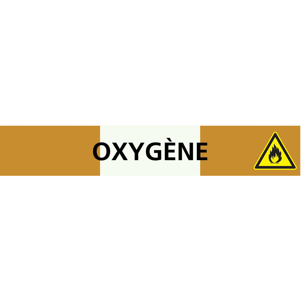 PANNEAU OXYGÈNE 222X37MM (20 ADHESIFS POUR TUYAUTERIE) TALIAPLAST - 731541