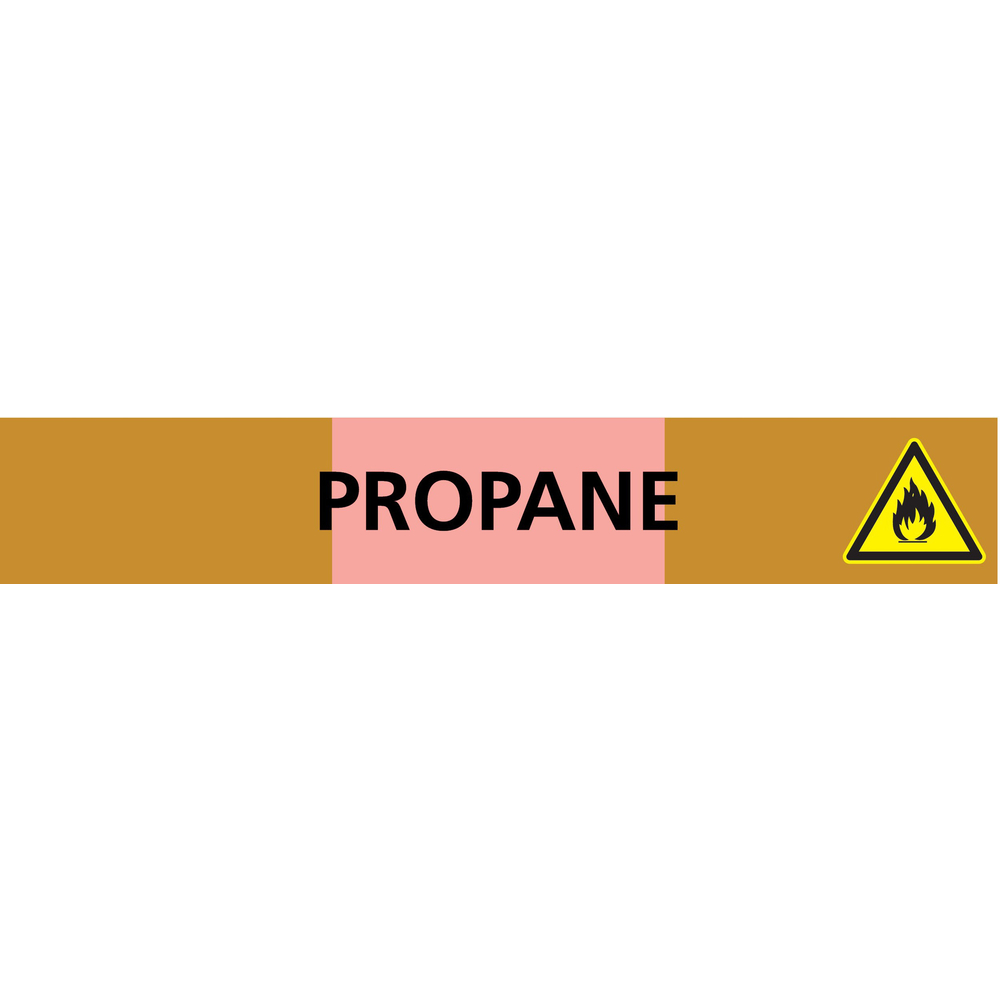 PANNEAU PROPANE 222X37MM (20 ADHESIFS POUR TUYAUTERIE) TALIAPLAST - 731543