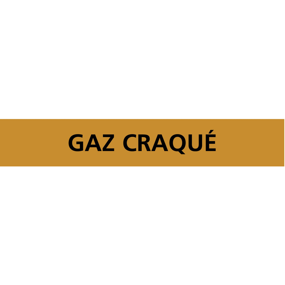 PANNEAU GAZ CRAQUÉ 222X37MM (20 ADHESIFS POUR TUYAUTERIE) TALIAPLAST - 731549