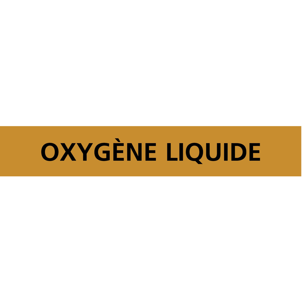 OXYGÈNE LIQUIDE 222x37mm (20 ADHESIFS POUR TUYAUTERIE) TALIAPLAST - 731553
