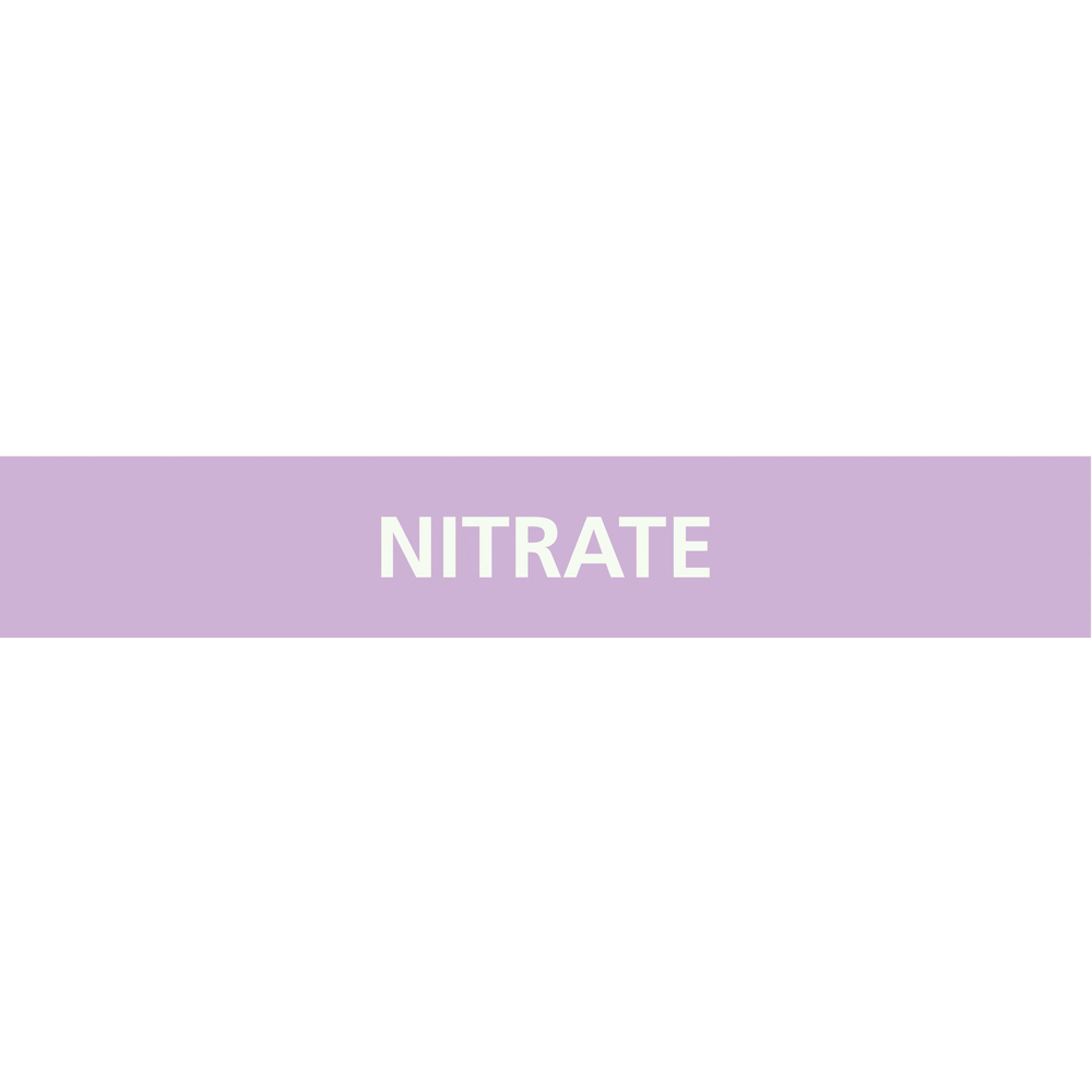 Signalétique de marquage ACIDES 222X37 Nitrate 222x37mm (20 adhesifs pour tuyauterie) TALIAPLAST - 731728