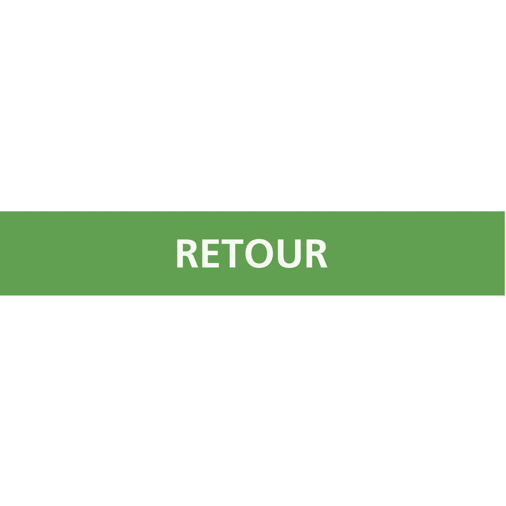 Retour 222x37mm (20 adhesifs pour tuyauterie) TALIAPLAST - 731807