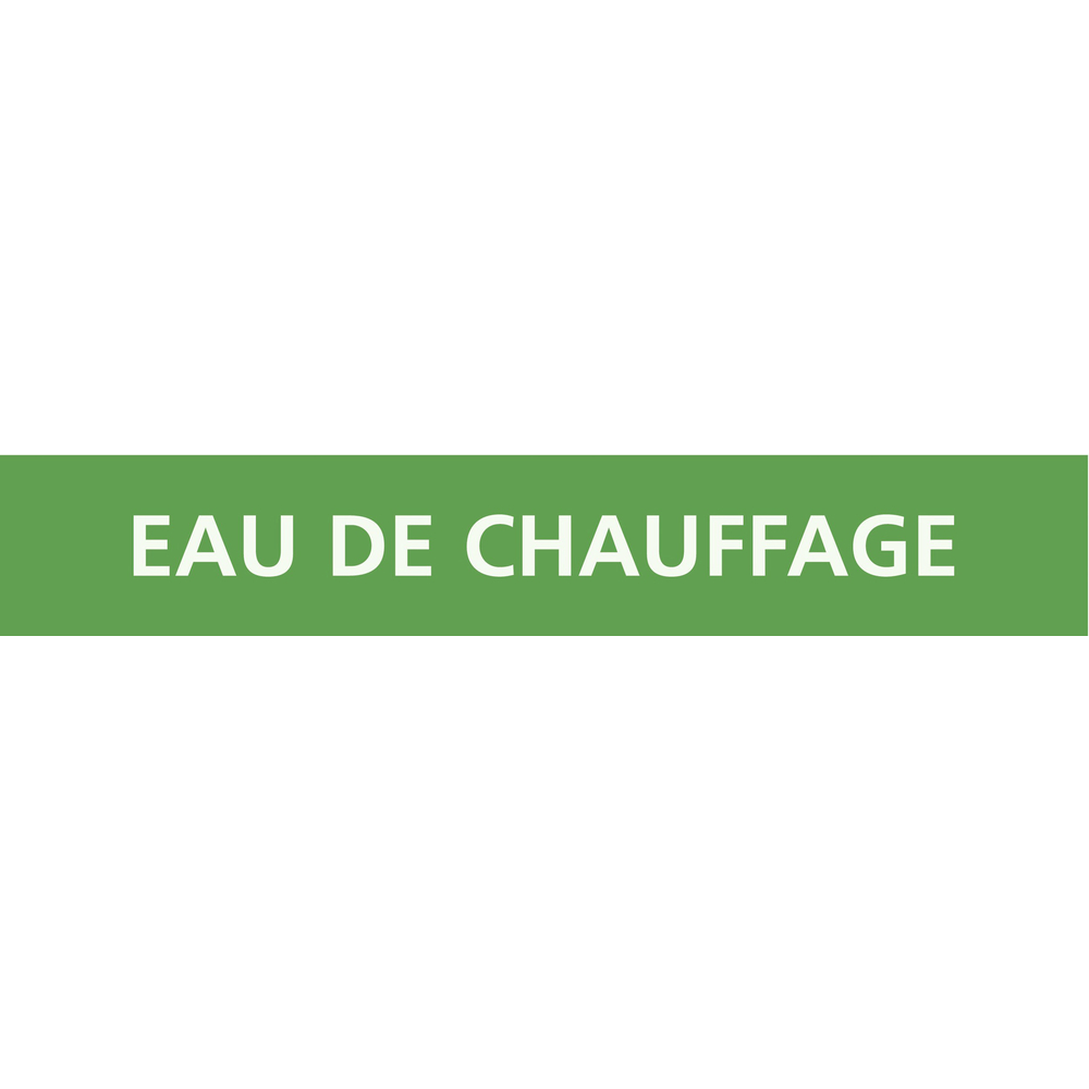 EAU DE CHAUFFAGE 222x37mm (20 ADHESIFS POUR TUYAUTERIE) TALIAPLAST - 731813