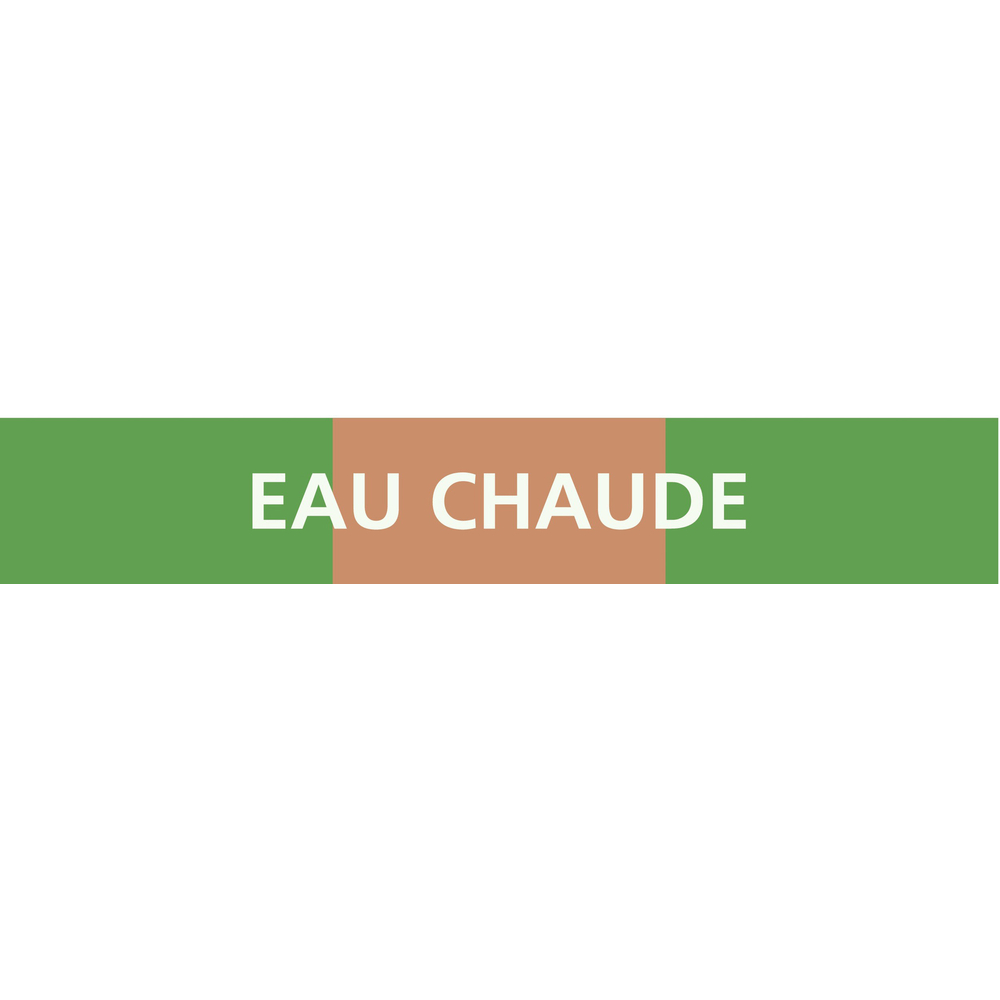PANNEAU EAU CHAUDE 156X26MM (20 ADHESIFS POUR TUYAUTERIE) TALIAPLAST - 732116