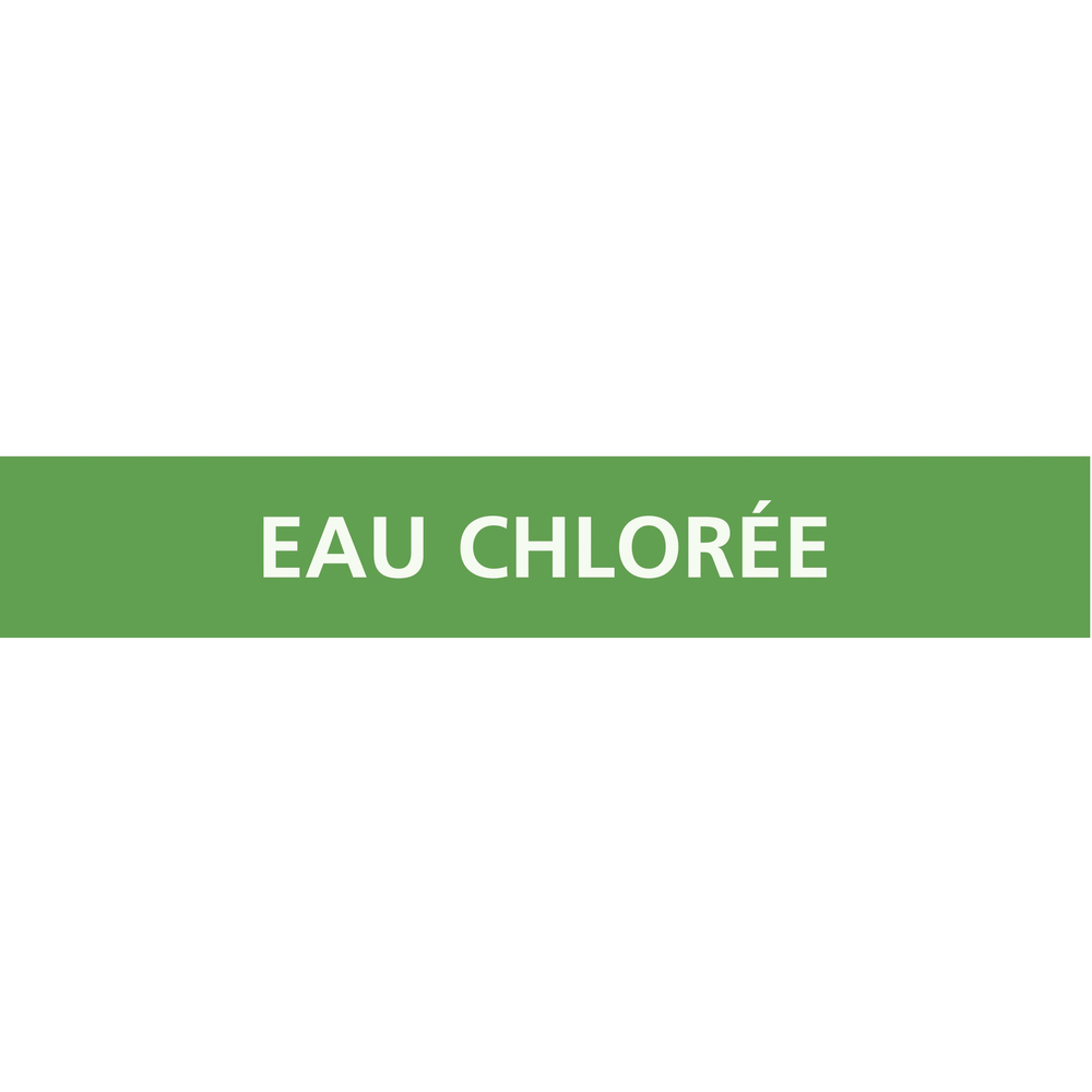 PANNEAU EAU CHLORÉE 156X26MM (20 ADHESIFS POUR TUYAUTERIE) TALIAPLAST - 732129