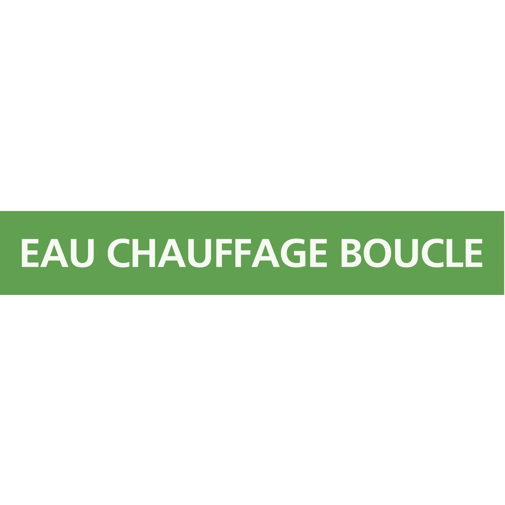 EAU CHAUFFAGE BOUCLE 156x26mm (20 ADHESIFS TUYAUTERIE) TALIAPLAST - 732137