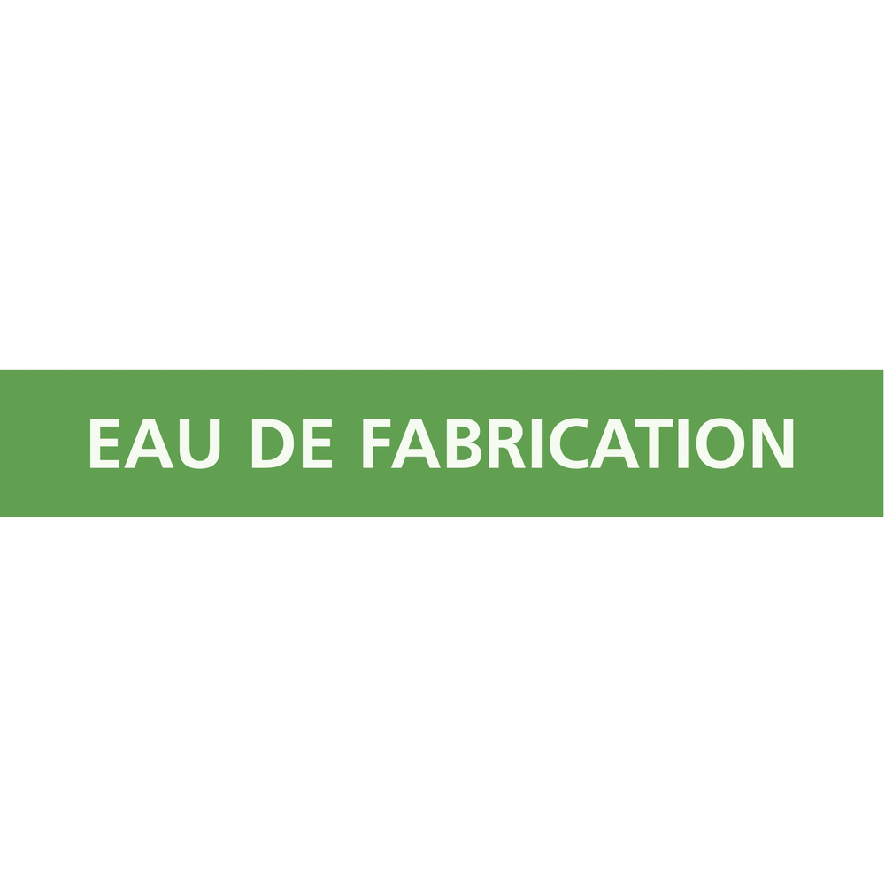 PANNEAU EAU DE FABRICATION 156X26MM (20 ADHESIFS TUYAUTERIE) TALIAPLAST - 732142