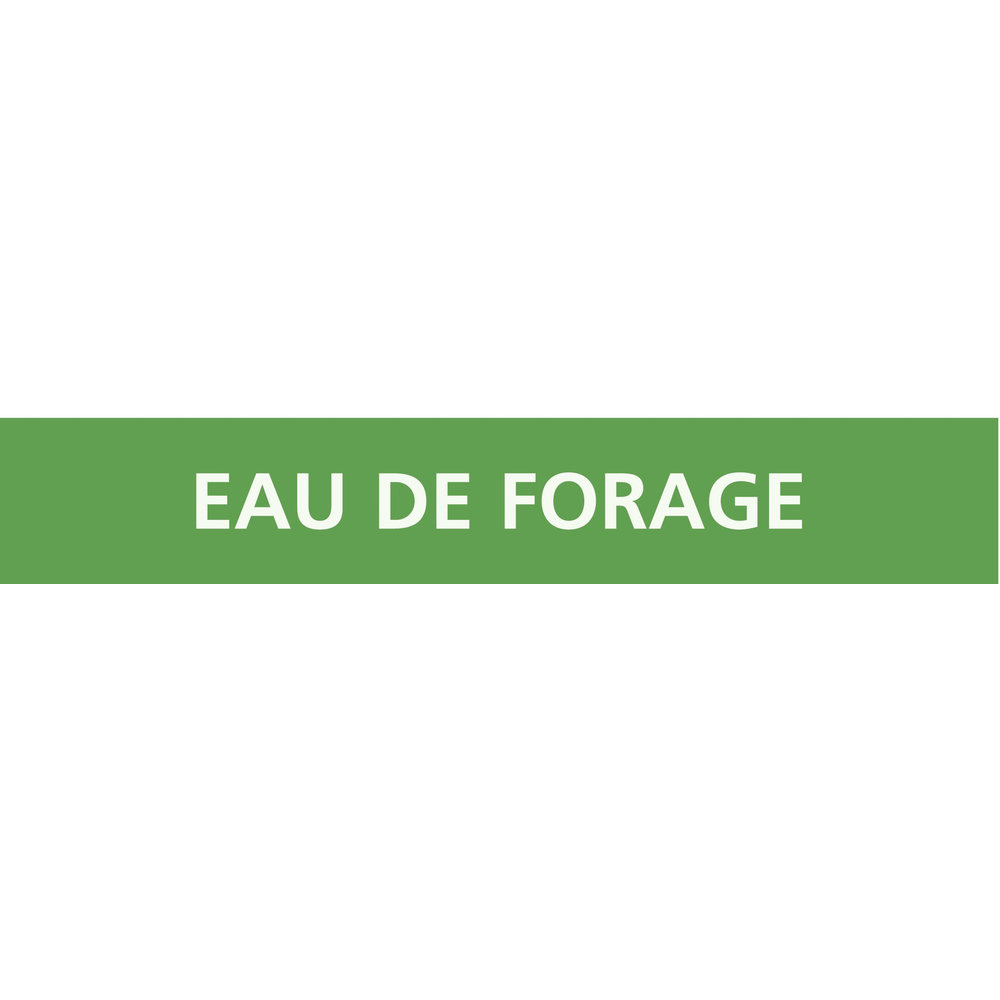 PANNEAU EAU DE FORAGE 156X26MM (20 ADHESIFS POUR TUYAUTERIE) TALIAPLAST - 732143