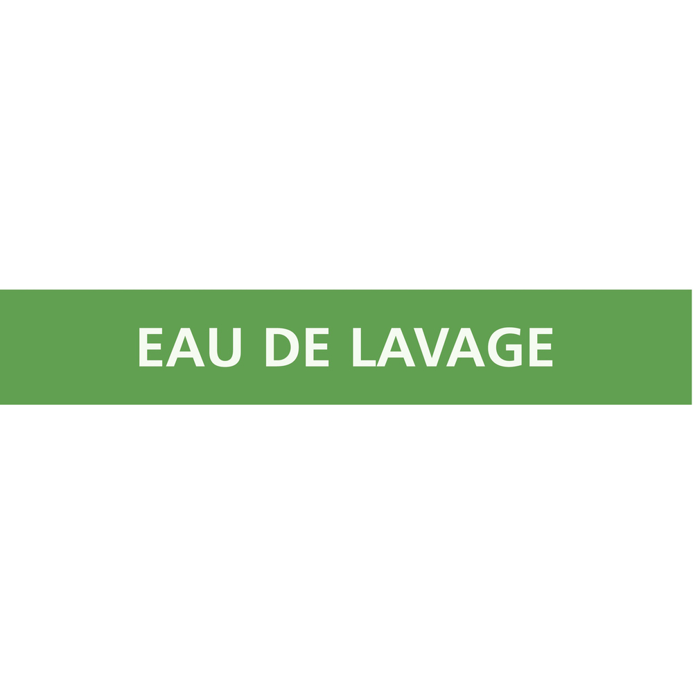 PANNEAU EAU DE LAVAGE 156X26MM (20 ADHESIFS POUR TUYAUTERIE) TALIAPLAST - 732144