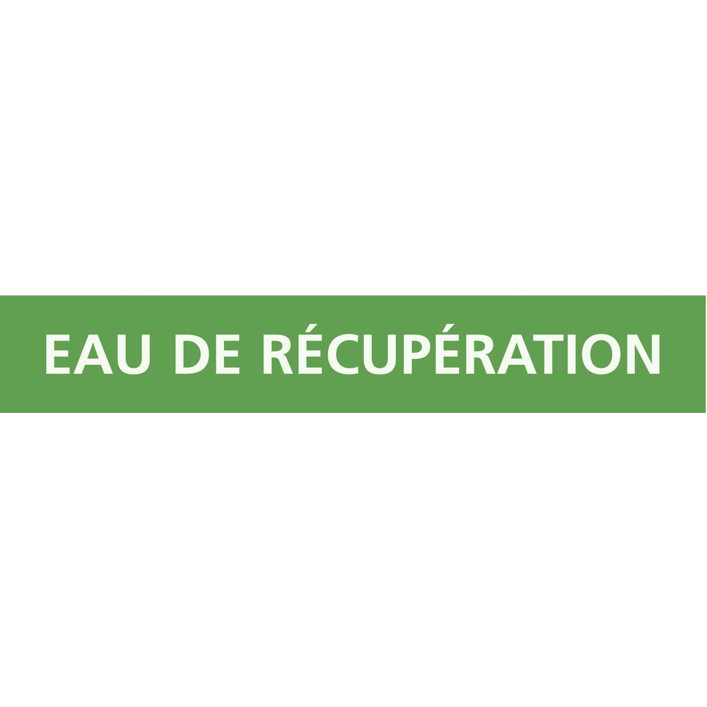 PANNEAU EAU DE RÉCUPÉRATION 156X26MM (20 ADHESIFS TUYAUTERIE) TALIAPLAST - 732146