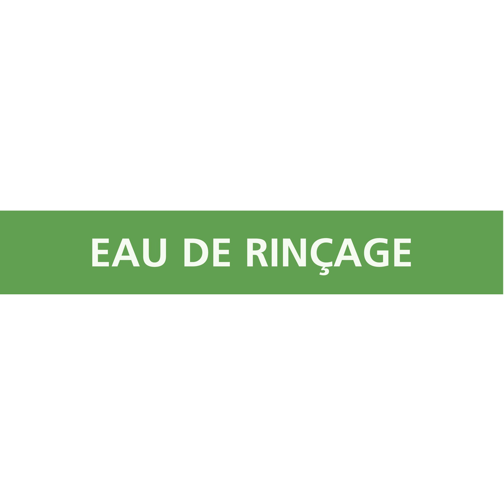 PANNEAU EAU DE RINÇAGE 156X26MM (20 ADHESIFS POUR TUYAUTERIE) TALIAPLAST - 732148
